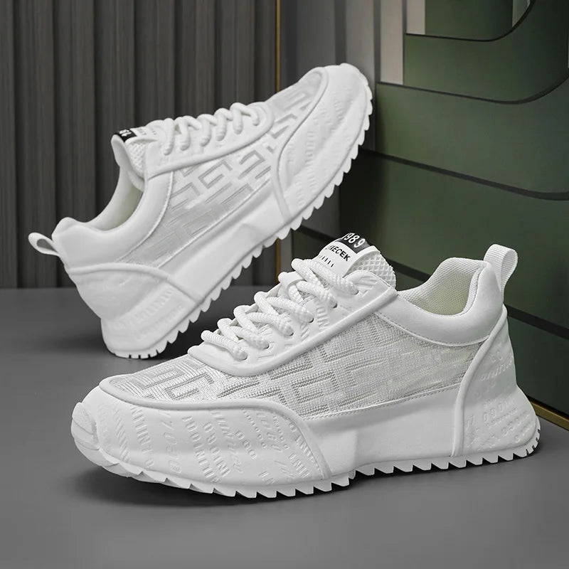 Brand protection 2026 new men's lightweight non-slip breathable wear-resistant running sports fashion versatile casual shoes