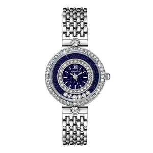 Women Bracelet Watches Silver Top Brand Luxury Ladies Wrist Watches Female Clock Full Steel Quartz Watches Elegant Fashion