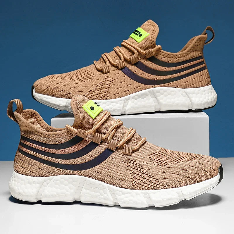 Herren-Freizeitsportschuhe, atmungsaktive, leichte Sneaker, rutschfeste flache Schuhe, Outdoor-Laufschuhe, Wanderschuhe, Tennis- und Sport-Joggingschuhe