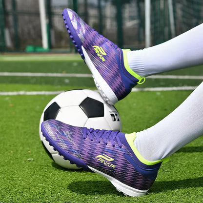 Herren-Fußballschuhe in hoher Qualität: Stollen, für Spiele, Indoor, Verkaufsschlager, Outdoor, Fußballschuhe, Rasen, High-Top, Futsal, rutschfeste Sneaker