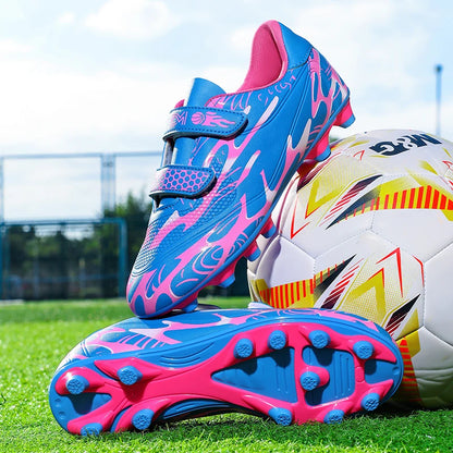 Chaussures de football 2026 pour hommes et femmes, crampons longs, chaussures de sport unisexes de marque, chaussures d'entraînement pour filles et garçons