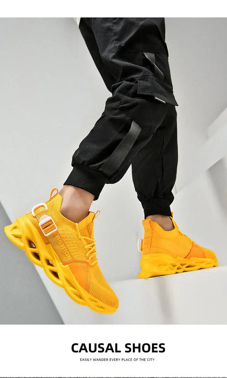 Moda Lila Casual Sneakers Dam Herr Blade Löparskor Storlek 48 Lätta Andningsbara Sportskor Herr Mesh-sneakers