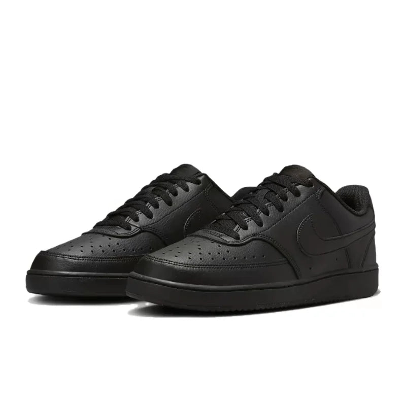 Nike Court Vision Low Minimalist Solid Color Durable Breathable Comfortable Low-Top Court Sneakers Unisex Style DH2987-002