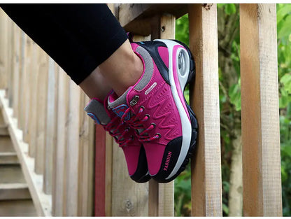 Scarpe sportive da donna, sneakers con plateau, scarpe alla moda per attività all’aperto e escursionismo, scarpe casual antiscivolo, scarpe da corsa basse, calzature da donna