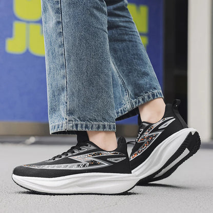 Men Running Shoes Professional Marathon Comfortable Breathe Mesh Sneakers Daily Fitness Anti Slip Shock-absorbing Jogging Shoes