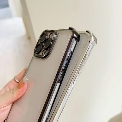 Funda de teléfono FortniteS popular con acabado metalizado para iPhone 17 17e 16e 16 15 14 13 12 11 Pro Max X XR XSMax 7 8 Mini Air Plus anticaídas