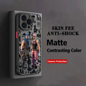 Hot Game F-Fortnites Phone Case For Oppo A6 A5 A5x A59 A98 A38 A58 A78 A76 A57 A17 A55 A94 A74 A54 A16K A16 Pro 5G Matte Cover