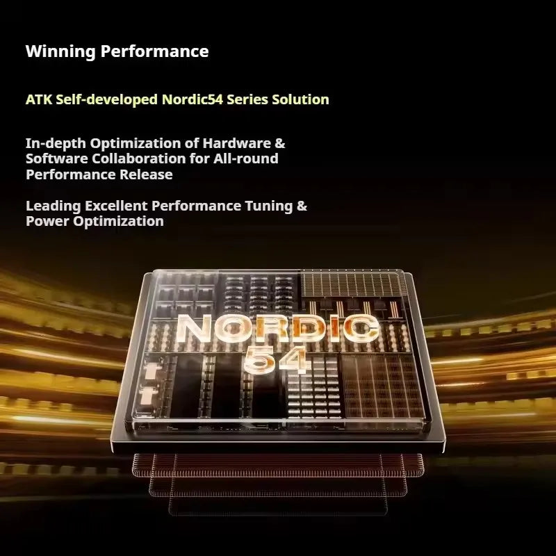 ATK Blazing Sky X1 V2 Ultimate Dual Mode trådløs mus, letvægtsdesign, PAW3950 Ultra, Dual 8K HZ, lav latenstid, tilpasset ergonomisk mus