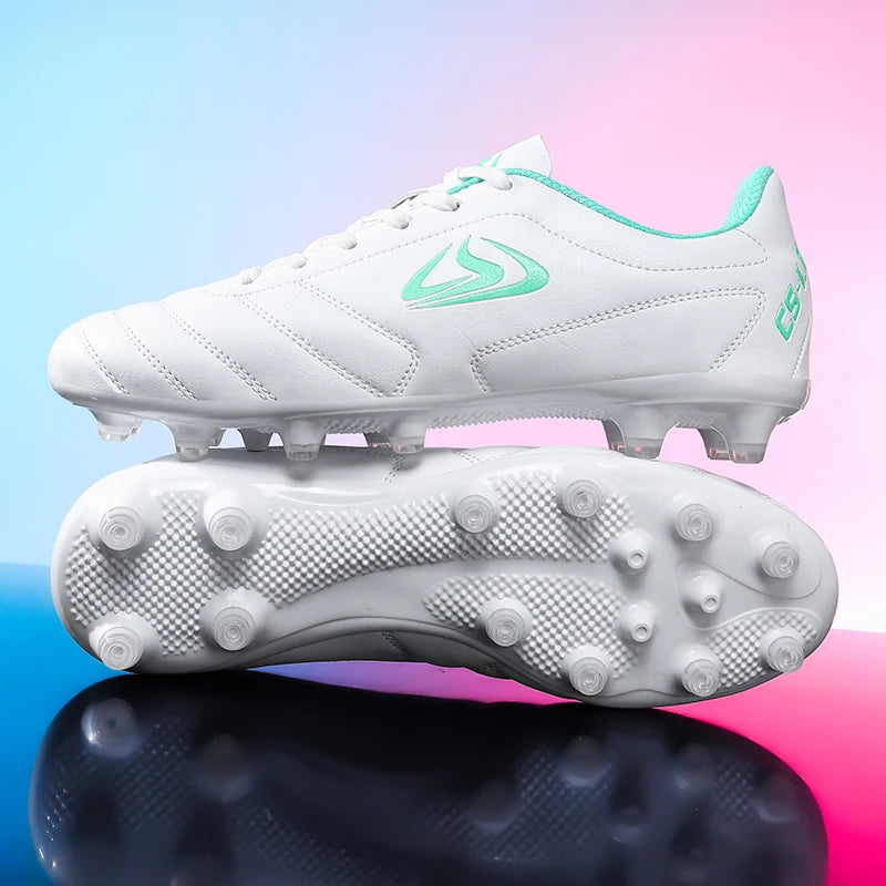 Nouvelles chaussures de football pour hommes, chaussures de soccer d'extérieur TF FG, crampons pour terrain en herbe, chaussures d'entraînement confortables, chaussures de match, futsal, chaussures de sport respirantes pour