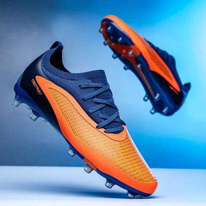 Botas de fútbol para hombre, con tacos para exterior, transpirables, antideslizantes, para adultos, con tacos largos, deportivas, de entrenamiento, para niños, para partido, cómodas