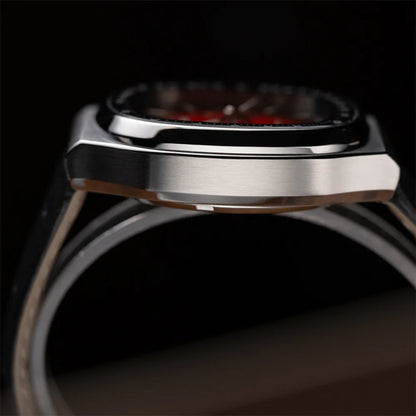 Proxima PX1734 Retro Quartz Chronograph Men Watches Sapphire Glass Enamel Dial Stainless Steel Fashion Dress Wristwatch