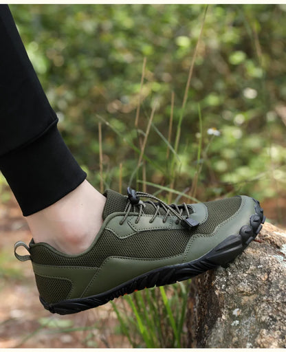 Męskie buty turystyczne typu „barefoot” – oddychające buty sportowe do aktywności na świeżym powietrzu, buty wspinaczkowe, buty trekkingowe, antypoślizgowe, wygodne, męskie buty codzienne do biegania