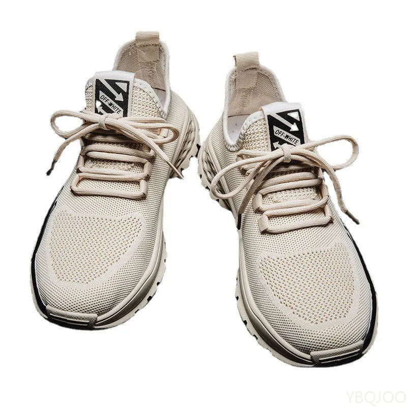 Sapatos casuais para homem, tamanho grande, moda de primavera e outono, com sola grossa para aumentar a altura, tendência de nicho, sapatos desportivos rasos para homem