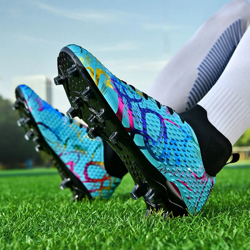 Chaussures de football de compétition à crampons, confortables, respirantes, pour l'entraînement et les matchs, une paire, tailles 31-46