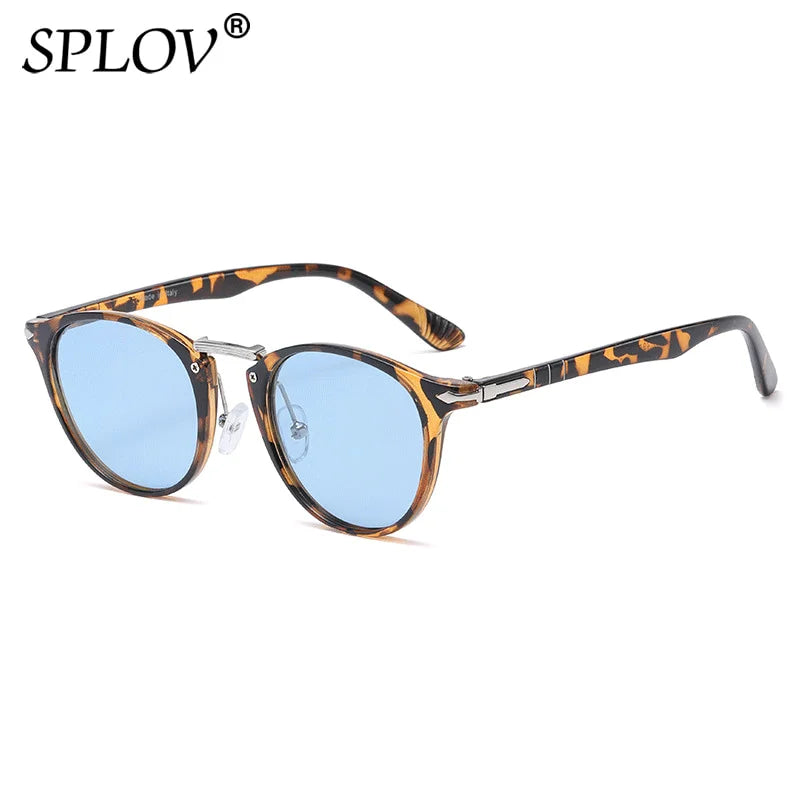 Vintage Round Polarized Sunglasses Women Men Driving Shades Brand Designer Sun Glasses Luxury Oculos De Sol UV400 Anti BlueLight