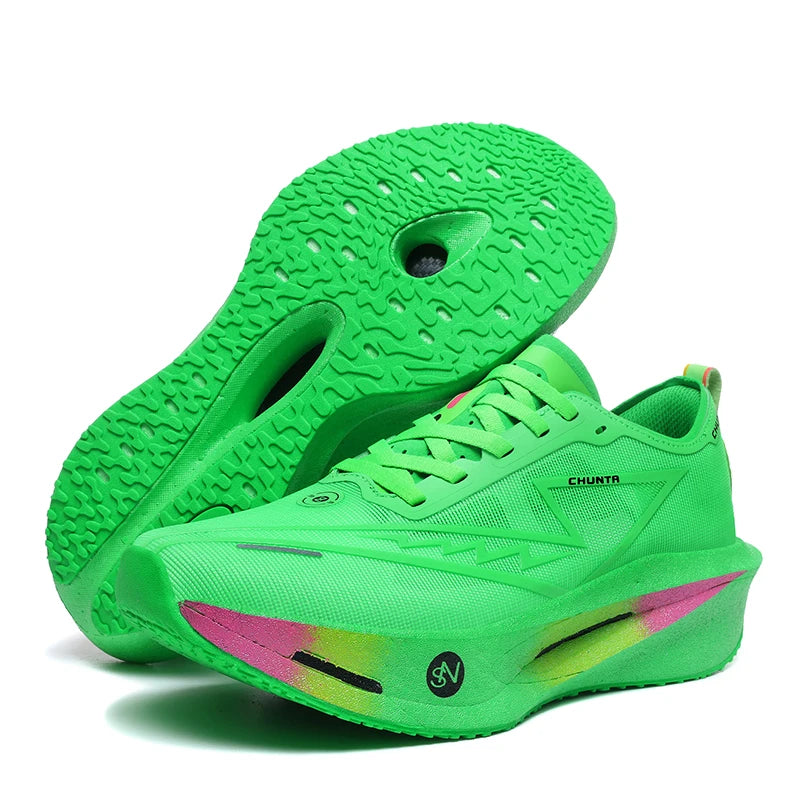 Men Running Shoes Carbon Board Marathon Speciality Sports Breathable Lightweight Women's Comfortable Athletic Chunta Sneakers