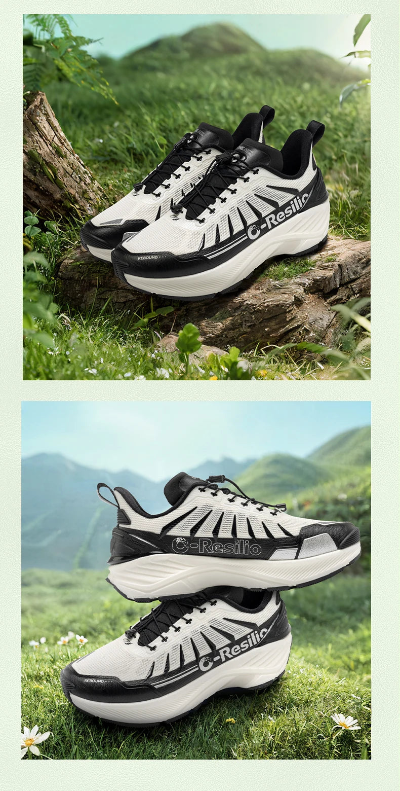ONEMIX Trail Running Shoes Non-Slip Lightweight Sport Shoes Breathable Durable Hiking Male Athletic Anti-Slippery Men's Sneakers