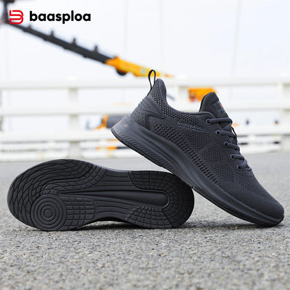 Ténis de corrida para homem da marca Baasploa: ténis casuais de malha, de designer, leves, com atacadores, novos, para desporto ao ar livre e ténis de ténis