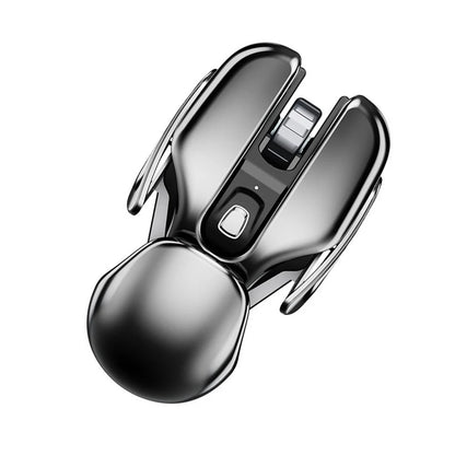 Rechargeable Mute Wireless Mouse USB Ergonomics Metal Receiver Desktop Waterproof Gaming Mouses PC Laptop Tools
