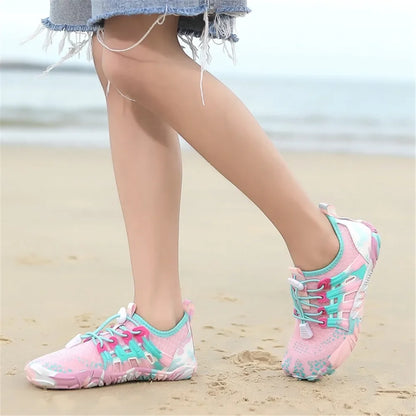 12 Farben Wasserschuhe für Kinder, Sommer, Strand, Five Fingers, Barfuß, Schwimmen, Aqua-Schuhe, schnell trocknend, Meer, Fluss, Kindersneaker