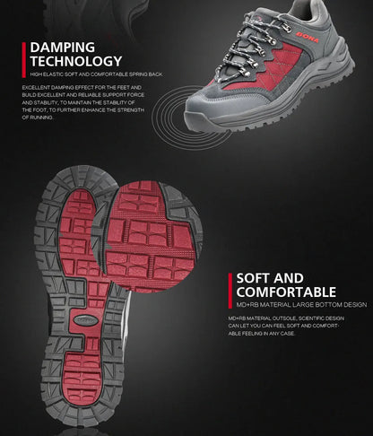 BONA 2023 New Designers Hiking Shoes Trekking Sneakers Men Shoes Man Trekking Walking Mansculino Fishing Camping Jogging Shoes
