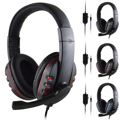 Écouteurs de jeu filaires 3.5mm, casque d'écoute, suppression du bruit, avec Microphone, contrôle du Volume, pour PS4 Play Station 4 PC