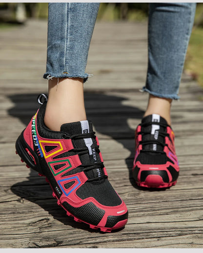 Men's Hiking Shoes Outdoor Sports Lace-Up Hiking Shoes Women's Hiking Sports Non-slip Hunting Tactical Sports Shoes