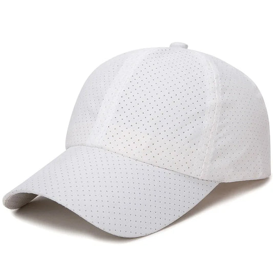 New Women Men Quick-Drying Spring Summer Baseball Cap Solid Breathable Snapback Hat Casual Fishing Sun Cap Hat For Women Men