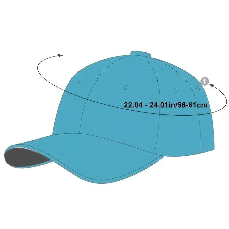 Hip hop VD portrait embroidered baseball cap men's and women's outdoor sports events American trucker hat trend fashion