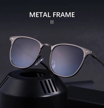 Steampunk Square Sunglasses Men 2026 Luxury Brand Metal Frame Retro Punk Sun Glasses Male Driving Shades Vintage Eyewear UV400