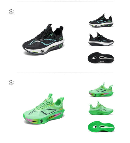 Buty do biegania z karbonową płytką do maratonu, męskie, sportowe, specjalistyczne, oddychające, lekkie, damskie, wygodne sneakersy sportowe outdoorowe