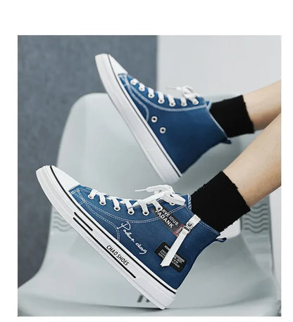 2026 Nouvelles chaussures de mode pour hommes, chaussures montantes en toile, baskets de créateur classiques, chaussures basses de tennis, chaussures décontractées d'été respirantes, Zapatos