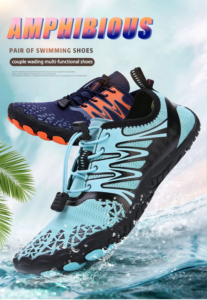 EOCENE – buty sportowe do uprawiania sportów na świeżym powietrzu dla mężczyzn i kobiet, typu „barefoot”, szybkoschnące, plażowe, pływackie, fitnessowe, do brodzenia, wędrówek i jazdy na rowerze – buty wodne