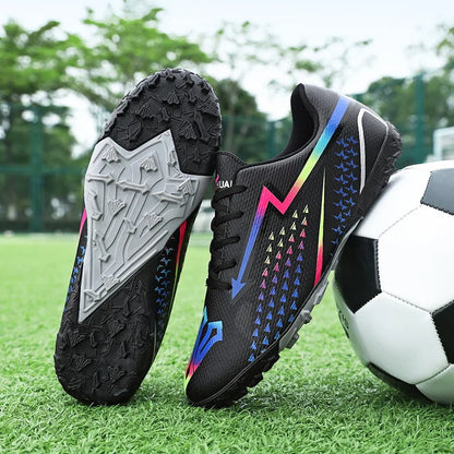High Quality Men's Soccer Shoes for Society, Ultralight Turf Soccer Cleats Sneakers, Training Football Boots Chuteira Campo Sizes 35-45