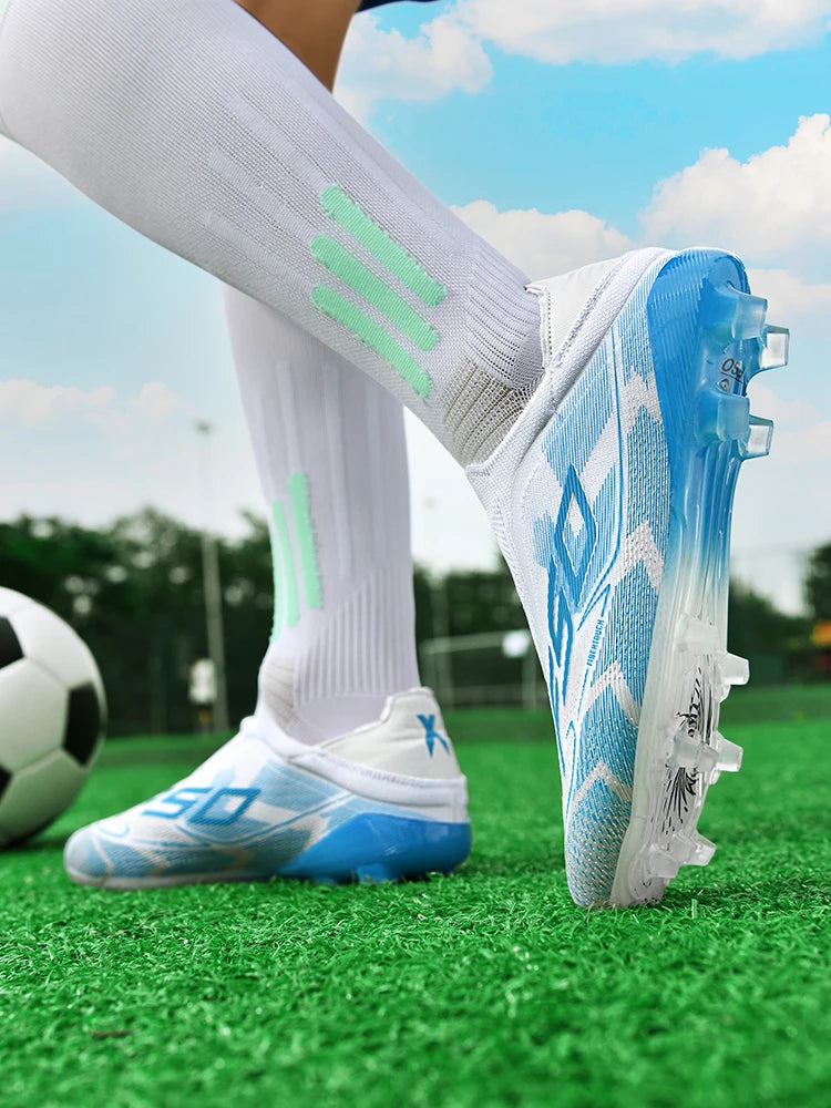 Herren-Fußballschuhe New Society für Rasen, atmungsaktive ultraleichte Outdoor-Sportschuhe für Erwachsene, Fußball-Sneaker für Herren