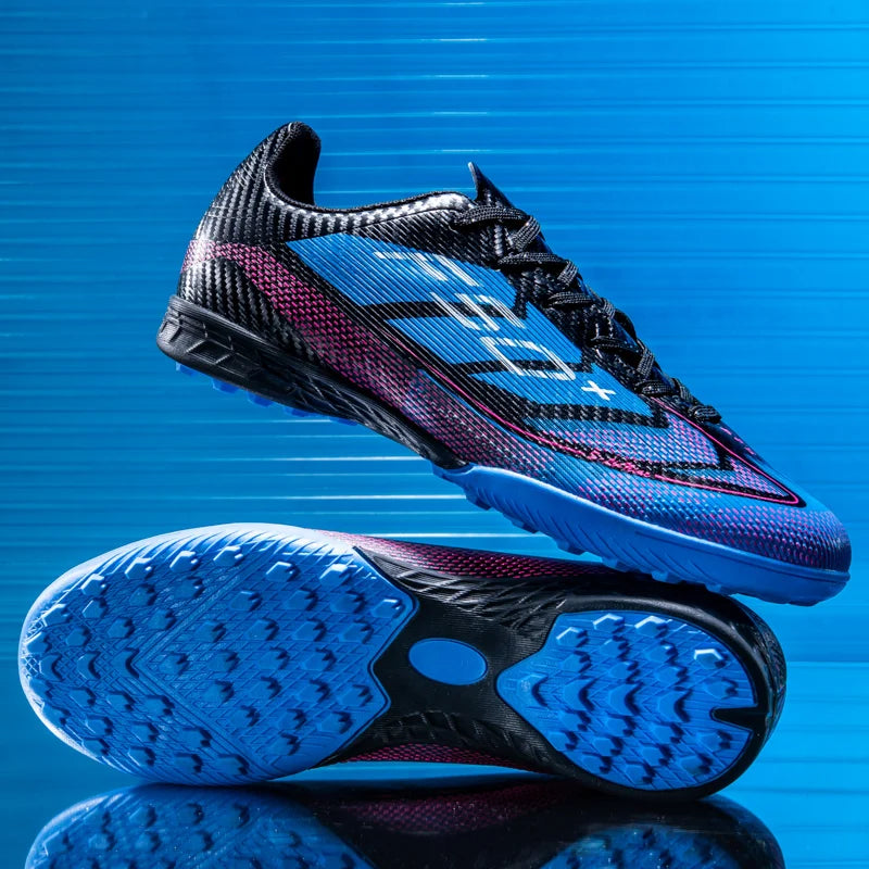 Chaussures de football pour hommes, crampons d'entraînement rapides pour terrain extérieur, chaussures de football à crampons pour terrain synthétique, baskets basses originales unisexes