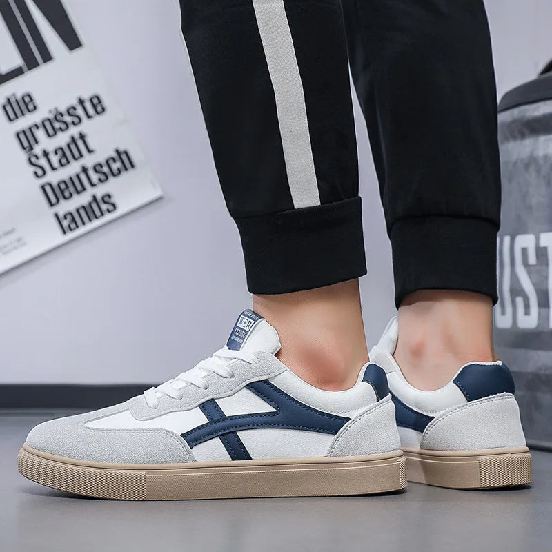 Herren-Freizeitschuhe – Leichte Freizeit- und Outdoor-Wanderschuhe – Sneaker – Rutschfeste flache Herrenschuhe