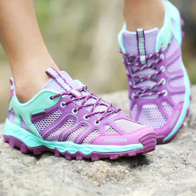 Frühjahr/Sommer Herren Damen Outdoor-Sneaker Trekking- und Wanderschuhe Sport- und Trail-Laufschuhe mit dicken Sohlen Sonderangebot Rabatt