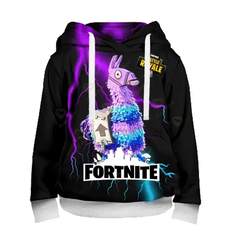 Fortnite Herren-Hoodie, modisches Sweatshirt mit 3D-Print, Battle-Game-Hoodies für Jungen und Mädchen, Hip-Hop, Herren, Freizeit-Oberbekleidung