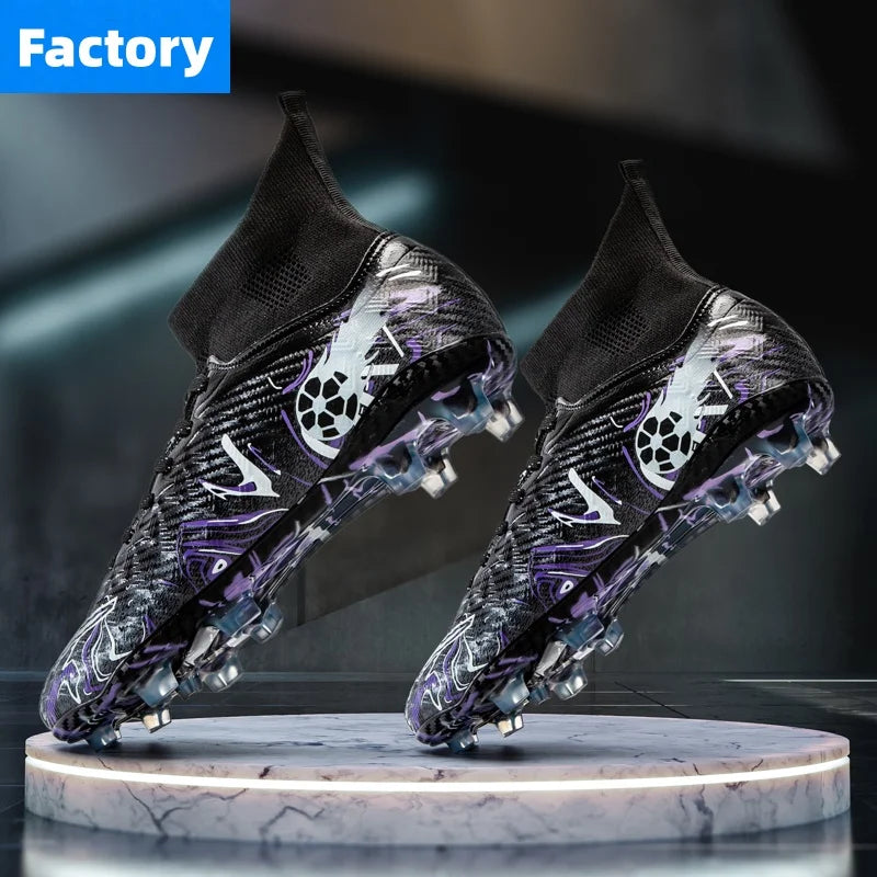 Sapatilhas de futebol profissional para homem, sapatilhas com pitões, sapatilhas de futebol originais, botas para campo de futebol de interior, treino em relva, TF/FG, ténis