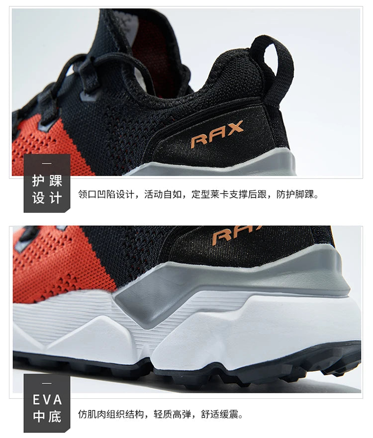 RAX Sapatos de caminhada respiráveis para homem, leves, para caminhadas, trekking e travessias de água, ténis desportivos, ténis de exterior para homem