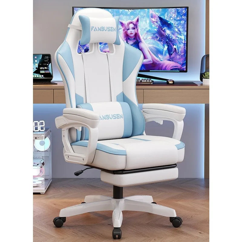 Chaise de jeu chaise d'ordinateur chaise de jeu ergonomique dortoir levage moderne Simple chaise de jeu de bureau