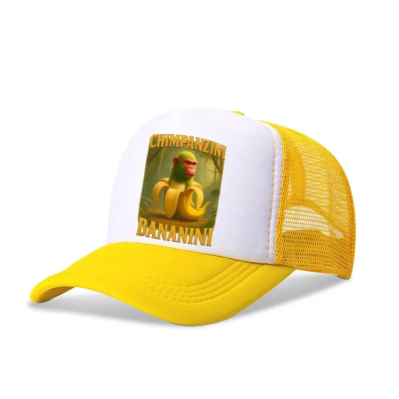 Italian Brainrot Baseball Caps Funny Anime Print Tung Tungtung Sahur Hats Summer Adjustable Fmaliy Headdress Cap Birthday Gifts
