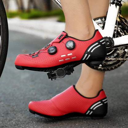 Scarpe da ciclismo di alta qualità da uomo SPD autobloccanti per bici da corsa, scarpe sportive da donna MTB da montagna antiscivolo 36-47