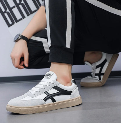 Herren-Freizeitschuhe – Leichte Freizeit- und Outdoor-Wanderschuhe – Sneaker – Rutschfeste flache Herrenschuhe