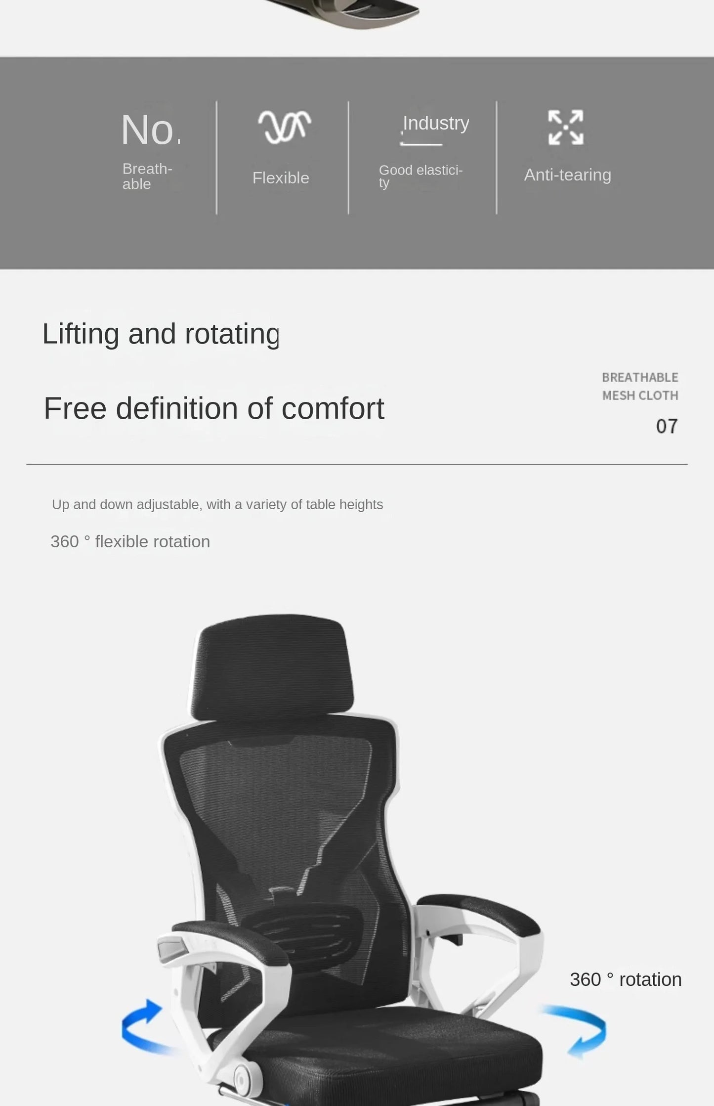 Ergonomischer Relaxsessel, bequemer Bürostuhl, Computerstuhl für zu Hause, Studentenwohnheim, Gaming-Stuhl mit Fußstütze