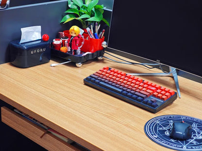Gradient Keycaps Side Printed PBT Double Shot OEM Profile Keycap For Cherry MX Switch Mechanical Keyboard ISO Enter Key Caps DIY