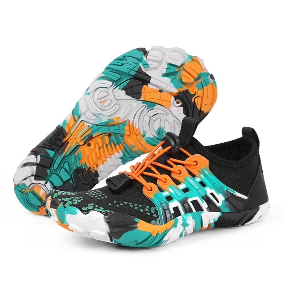 12 Farben Wasserschuhe für Kinder, Sommer, Strand, Five Fingers, Barfuß, Schwimmen, Aqua-Schuhe, schnell trocknend, Meer, Fluss, Kindersneaker