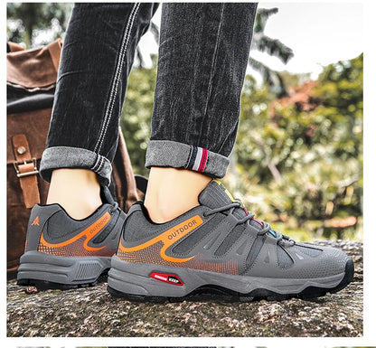 Scarpe da uomo per attività all'aperto - Scarpe da alpinismo antiscivolo da uomo - Calzature da viaggio, escursionismo e avventura - Sneaker casual alla moda