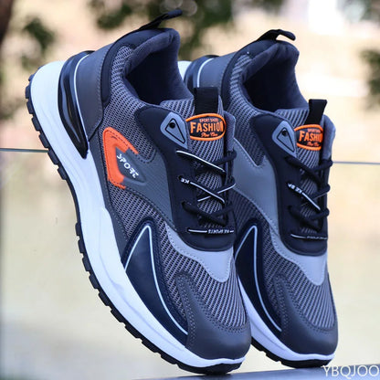 2025 grande taille automne mode nouvel article respirant décontracté confortable chaussures pour hommes polyvalent, léger plat sport chaussures pour hommes